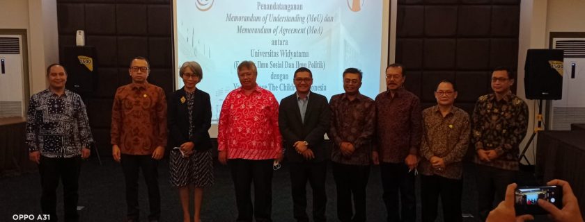 Penandatanganan MoU dengan Yayasan Save The Children Indonesia