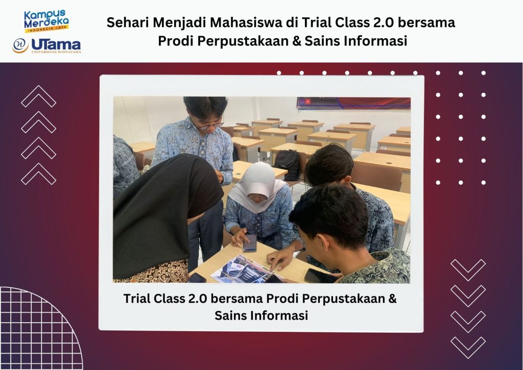 Keseruan Trial Class 2.0 bersama Program Studi Perpustakaan & Sains Informasi