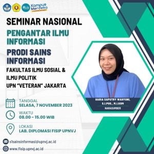 Seminar Nasional Pengantar Ilmu Informasi UPN Veteran Jakarta