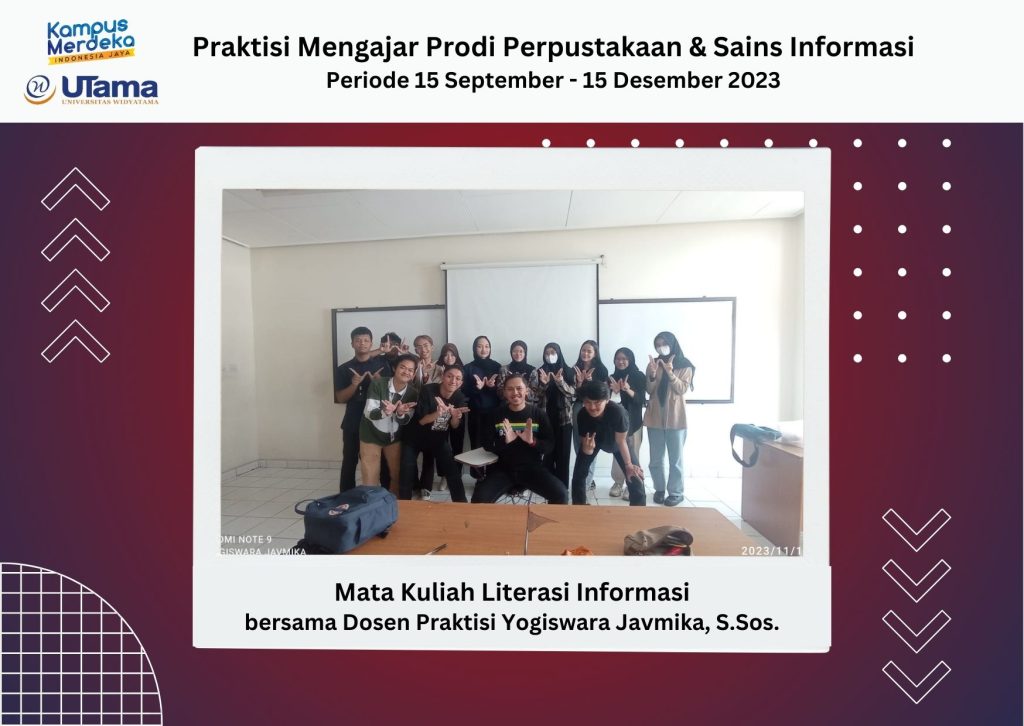 Implementasi MBKM Praktisi Mengajar dalam Mata Kuliah Literasi Informasi