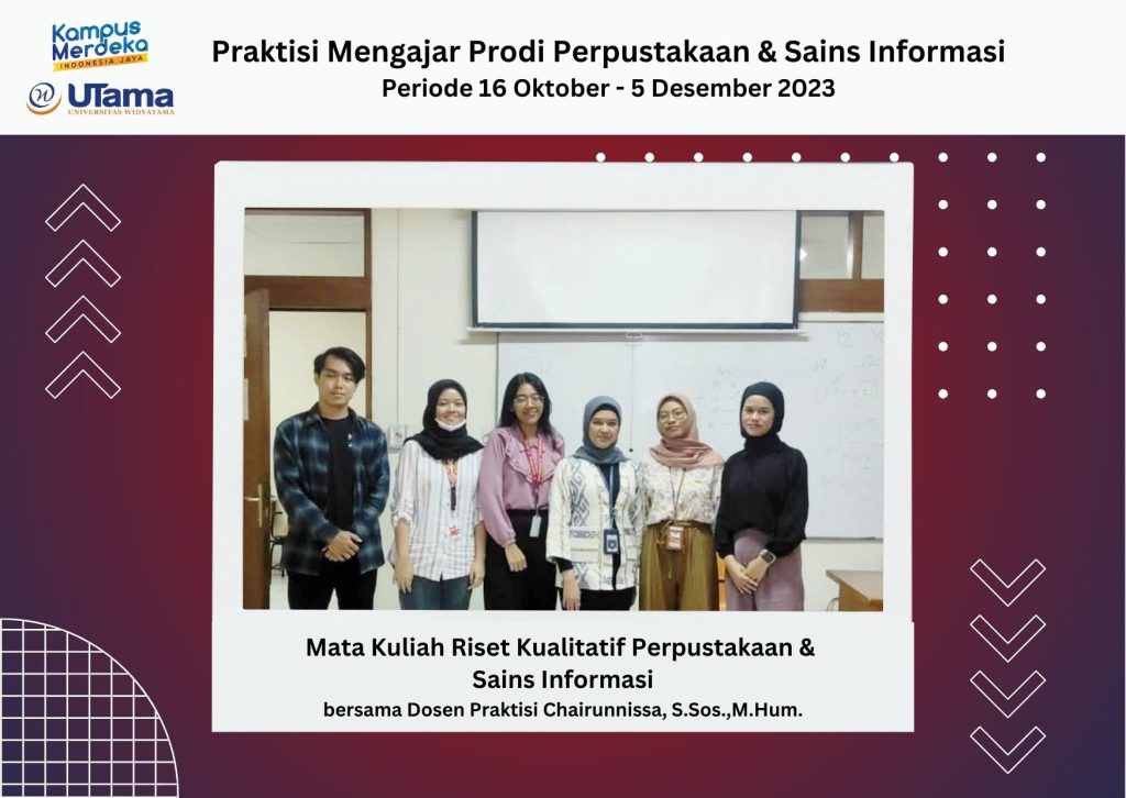 Implementasi MBKM Praktisi Mengajar dalam Mata Kuliah Riset Kualitatif Perpustakaan & Sains Informasi