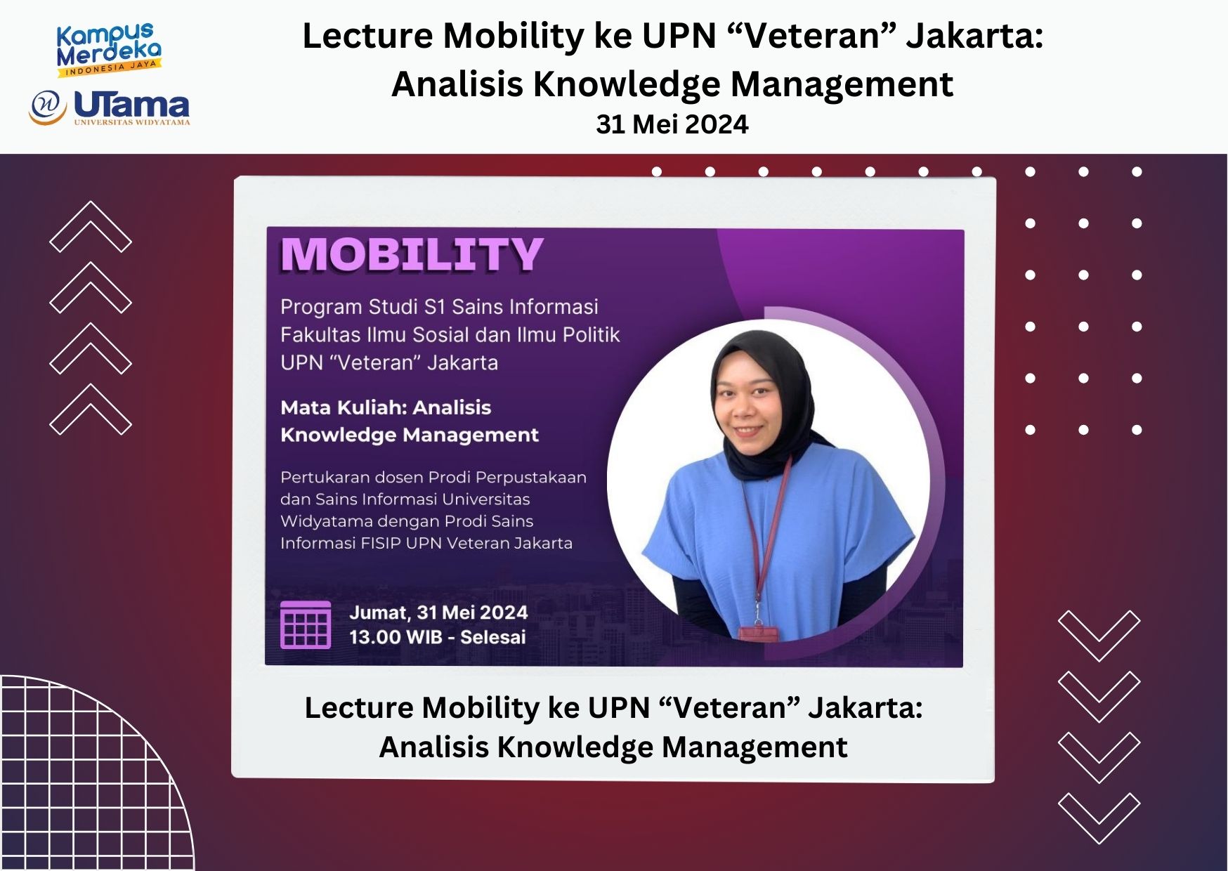 Lecture Mobility dalam Mata Kuliah Analisis Knowledge Management